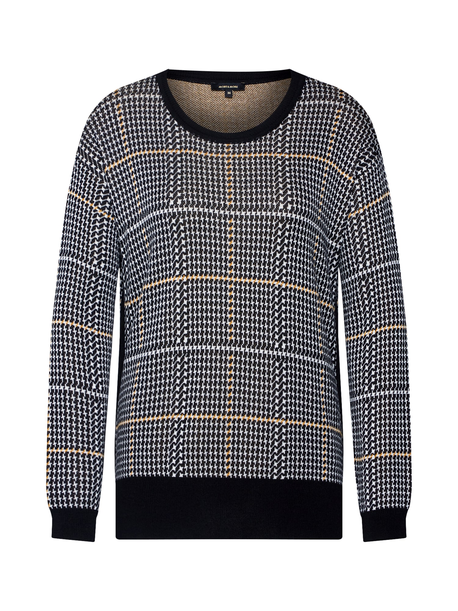 MORE & MORE Pulover  gri închis / culori mixte / negru