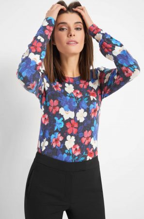 Bluză cu print floral