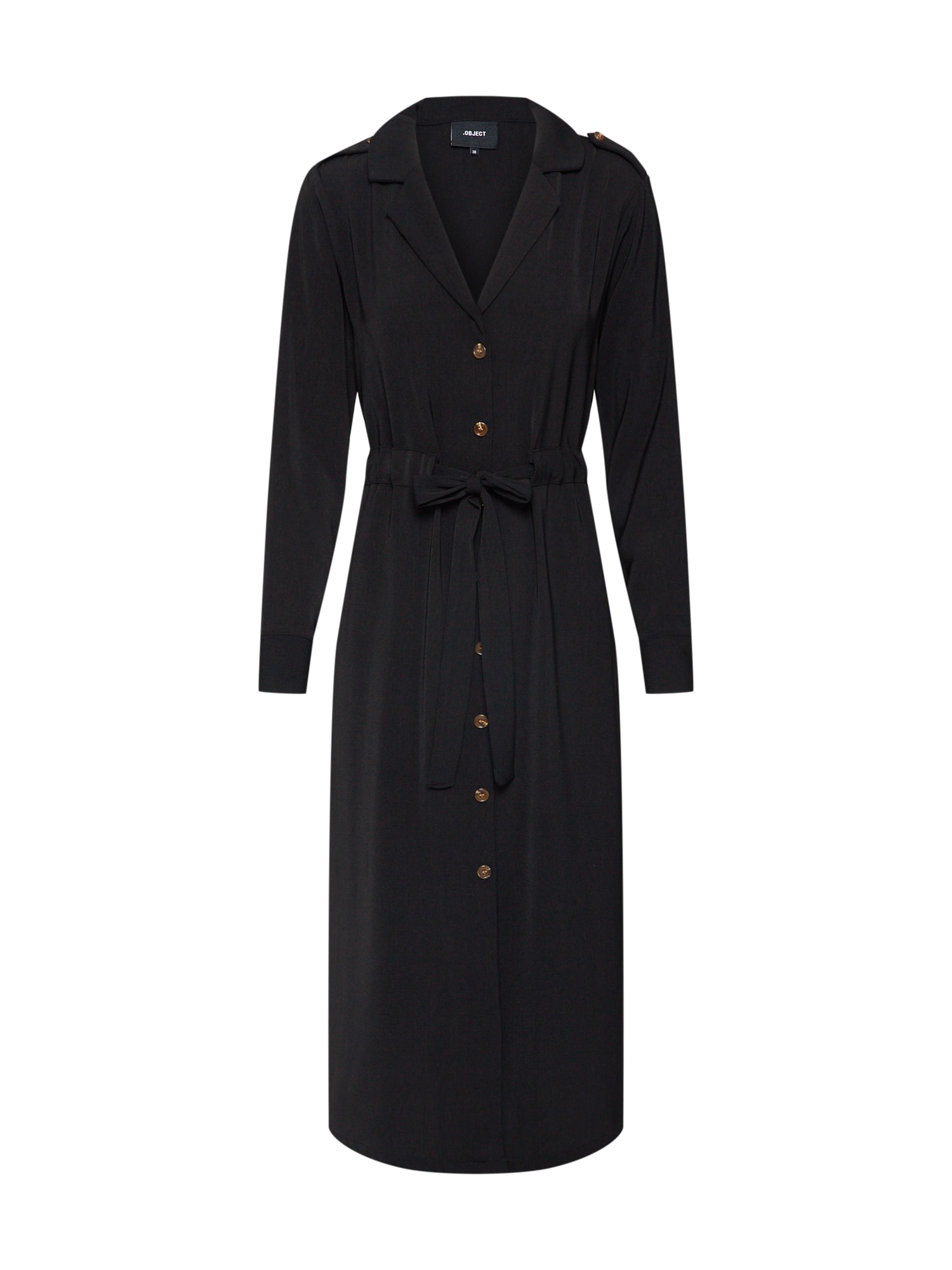 OBJECT Rochie tip bluză 'MAE' negru