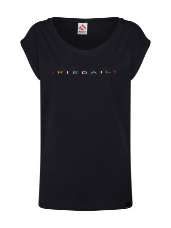 Iriedaily Tricou 'Iriecolor Tee'  culori mixte / negru