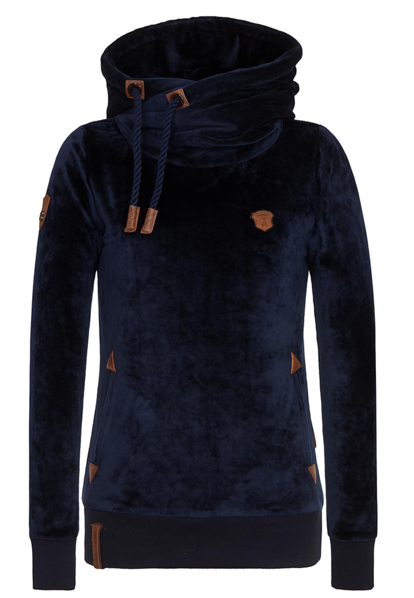 Naketano Bluză de molton  albastru închis