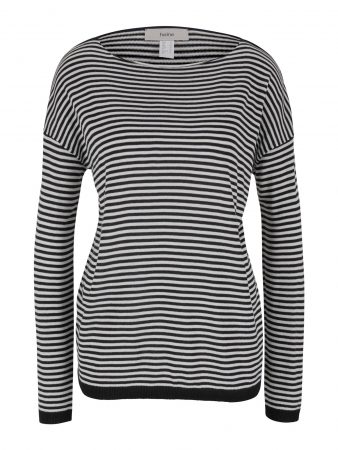 Heine Pulover  negru / offwhite