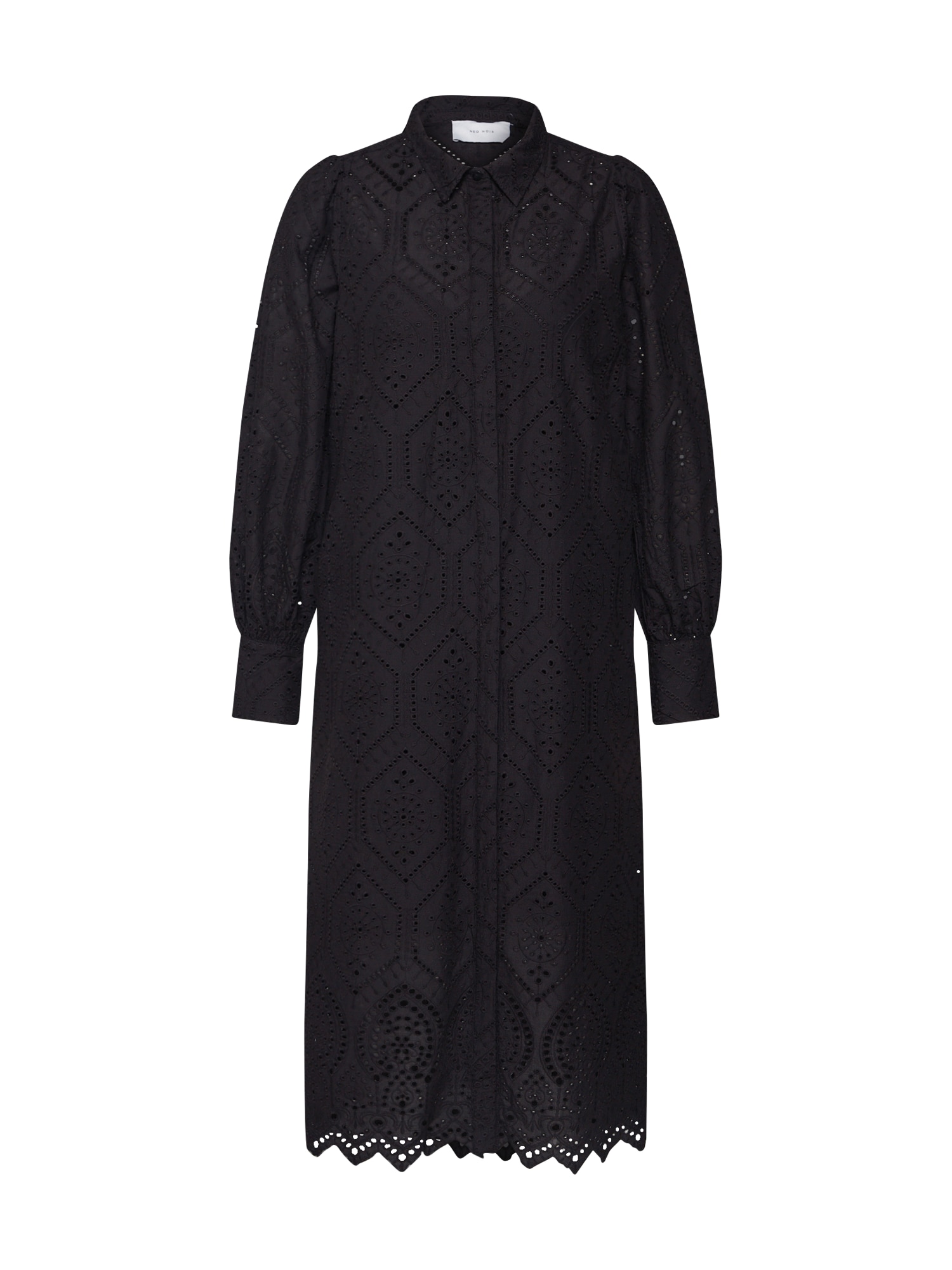 Neo Noir Rochie tip bluză 'Melanie Embroidery' negru