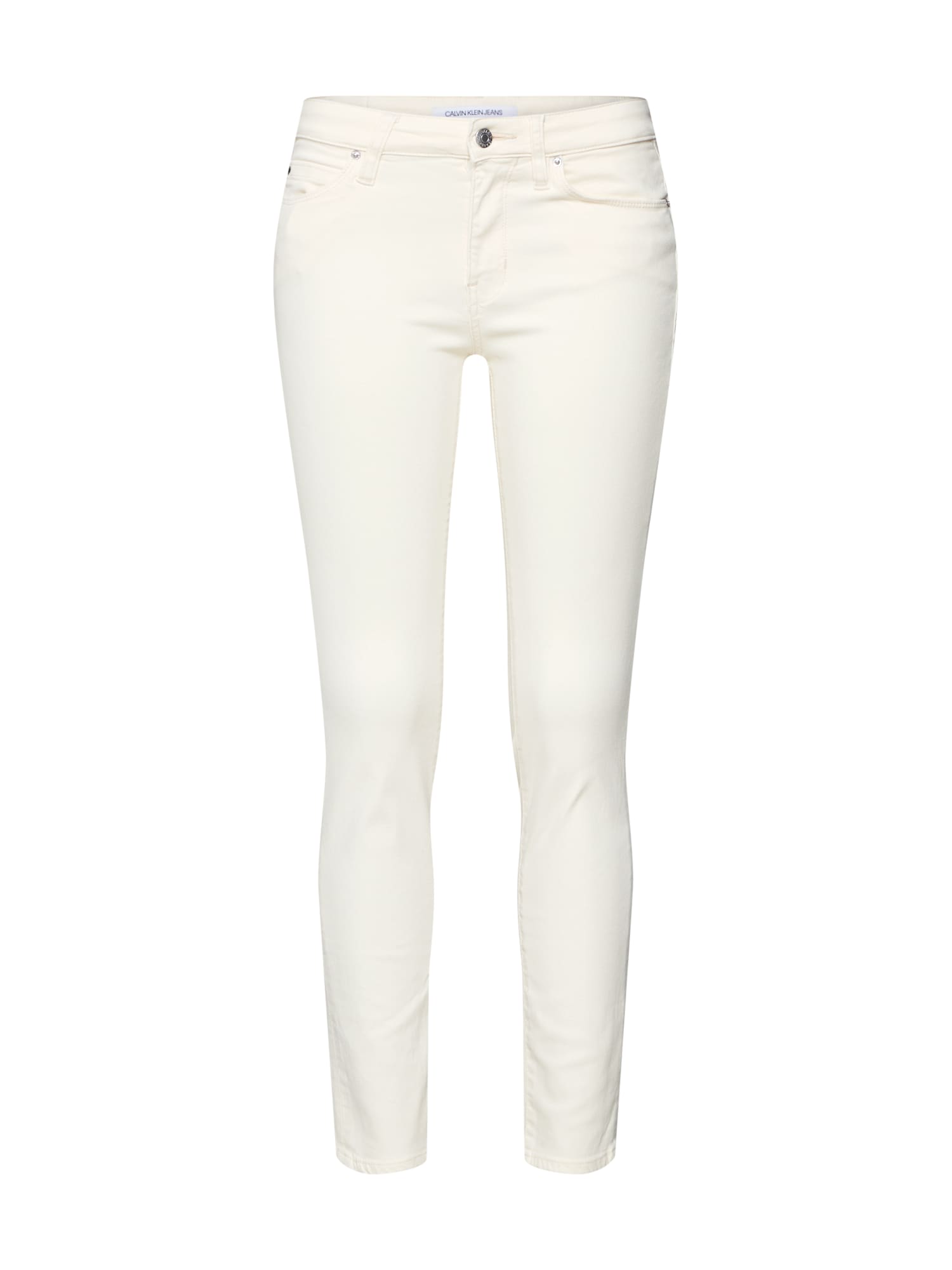 Calvin Klein Jeans Jeans 'MID RISE SKINNY STRETCH TWILL' alb