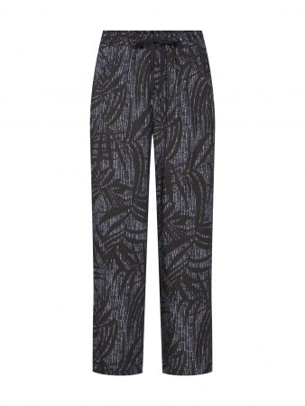 OPUS Pantaloni 'Mahal tropical'  gri închis / negru