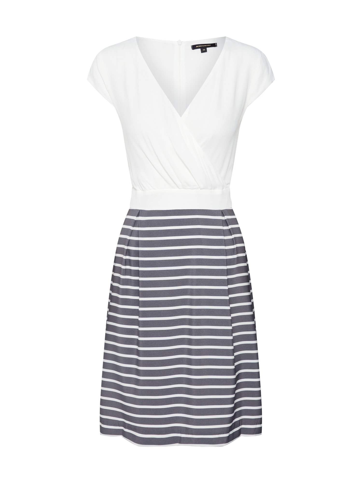 MORE & MORE Rochie  gri închis / alb