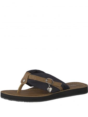 TAMARIS Flip-flops  maro / negru