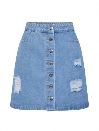 Boohoo Fustă  denim albastru