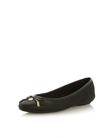 Dune LONDON Balerini 'HARPSS'  auriu / negru