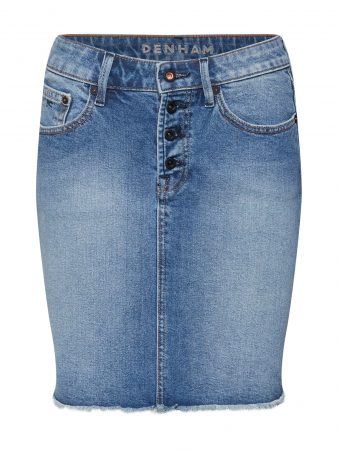 DENHAM Fustă 'MONROE'  denim albastru