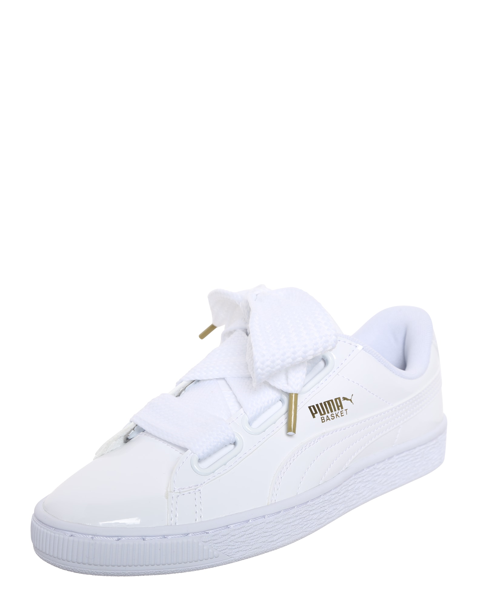PUMA Sneaker low 'Basket Heart Patent'  alb