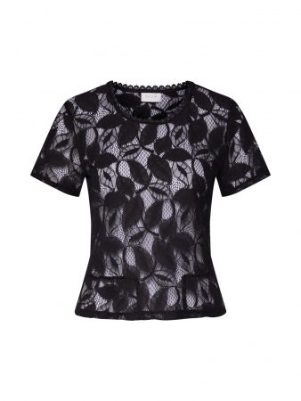 VILA Tricou 'VIJESSOLE S/S TOP'  negru