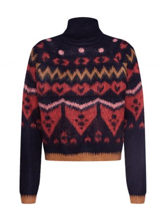 Noisy May Pulover 'IMARNI'  portocaliu / roz / roșu / negru