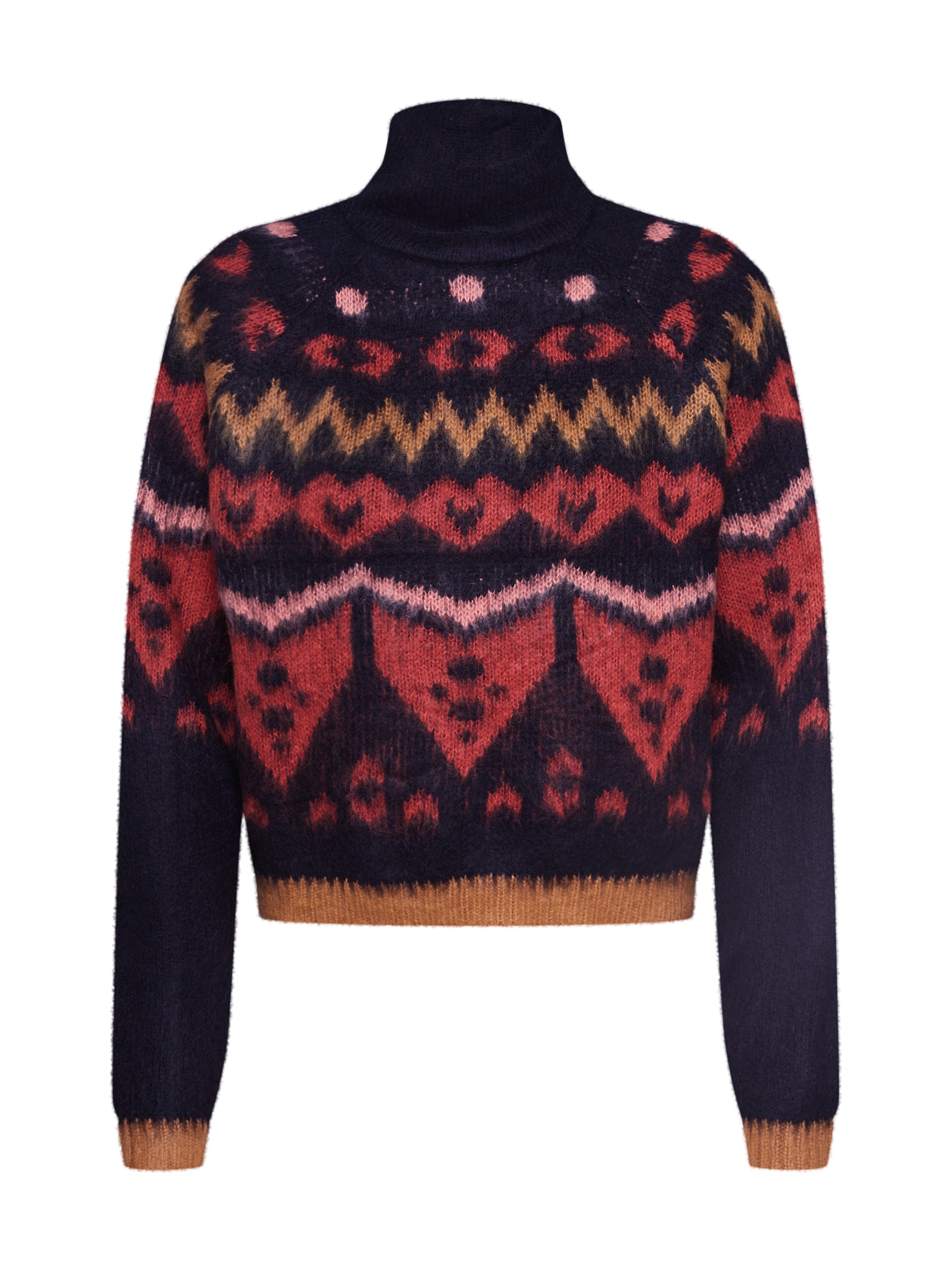 Noisy May Pulover 'IMARNI'  portocaliu / roz / roșu / negru