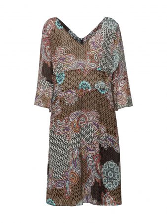 CINQUE Rochie  bej / maro