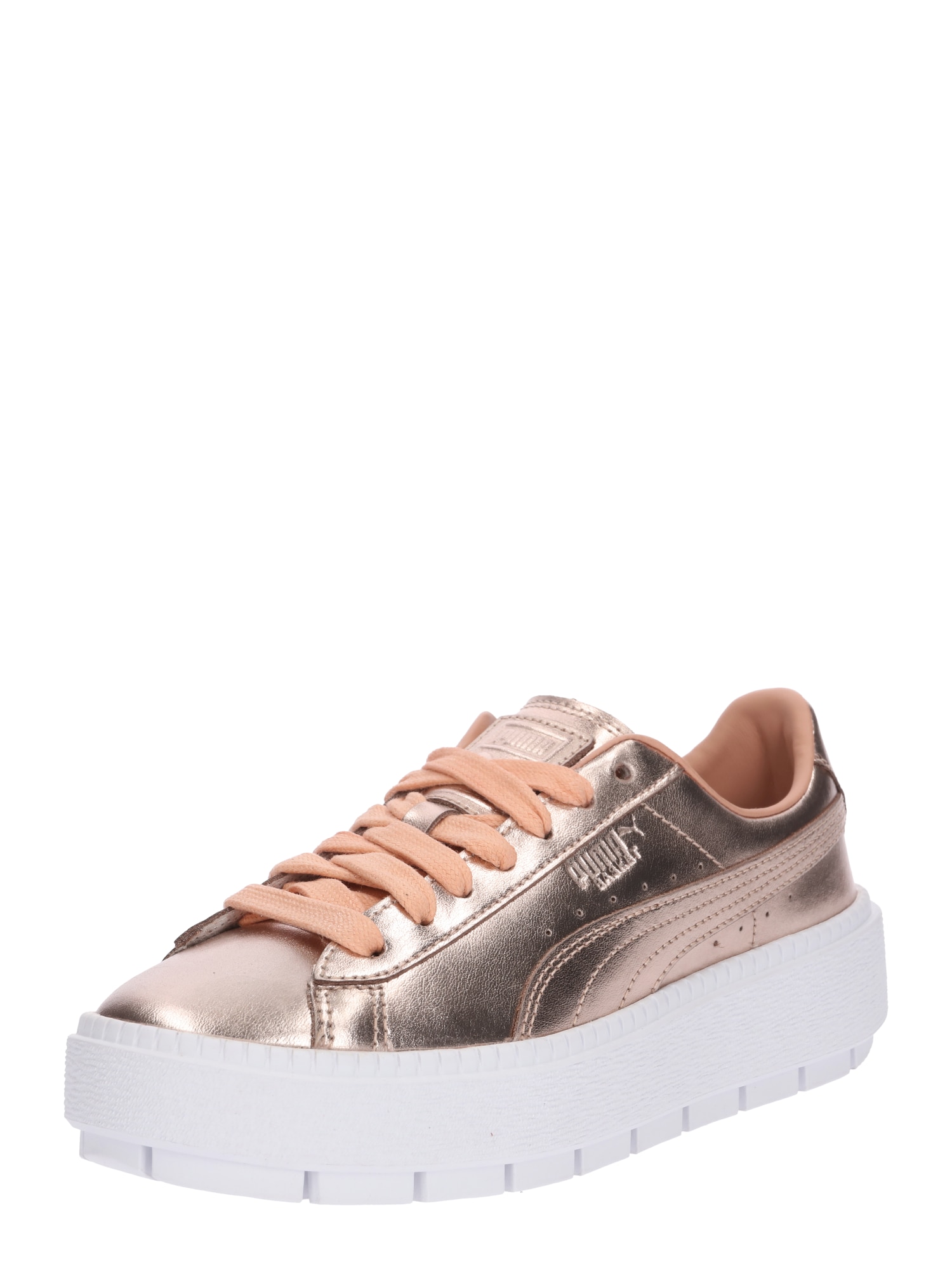 PUMA Sneaker low 'Basket Platform Trace Luxe'  coral