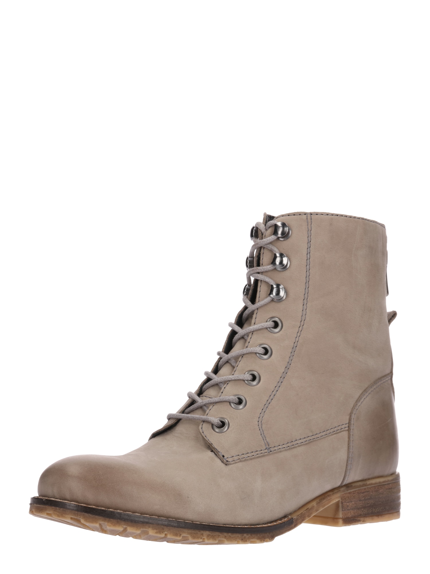 ABOUT YOU Ghete cu șireturi 'Loreena'  gri-bej