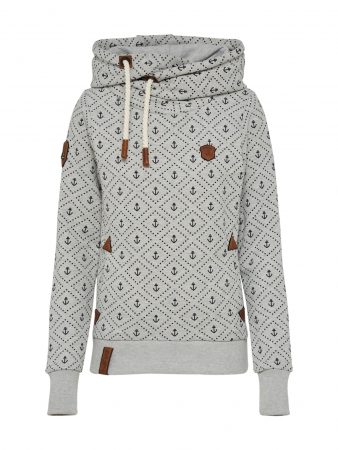 Naketano Bluză de molton  gri amestecat