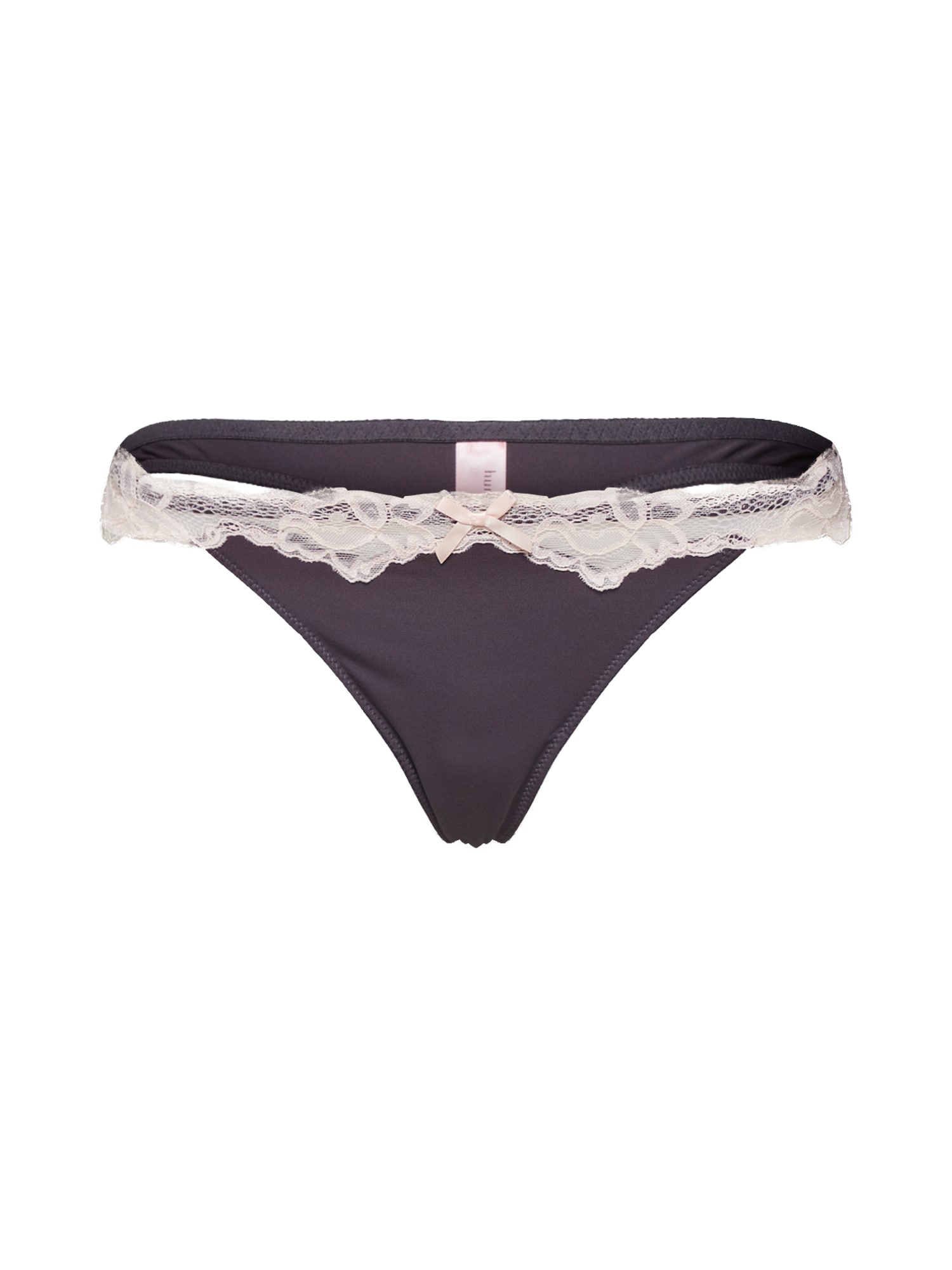 Hunkemöller Tanga 'Secret Lace'  gri închis / mov