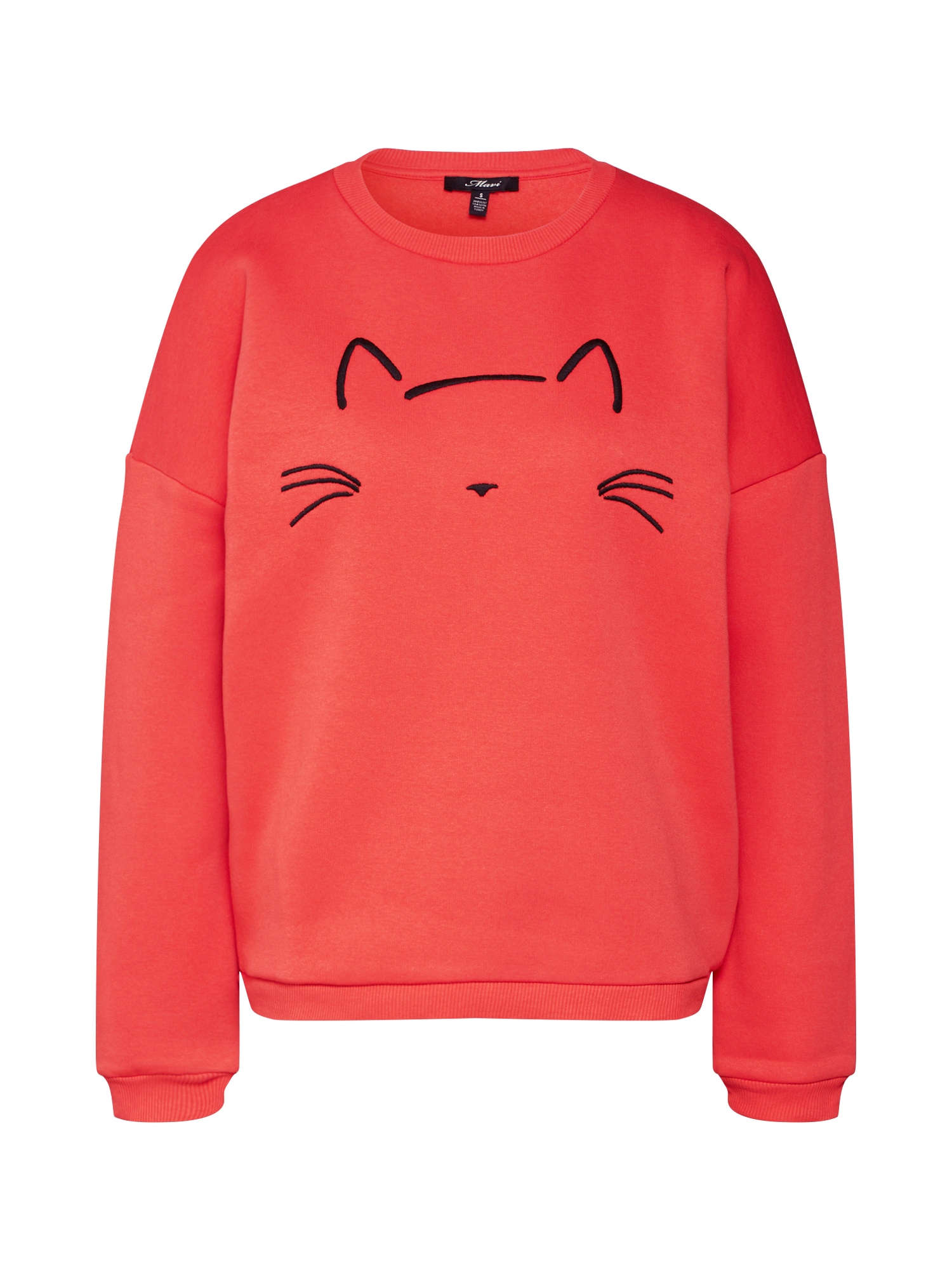 Mavi Bluză de molton 'CAT EMBROIDERED SWEATSHIRT' roșu
