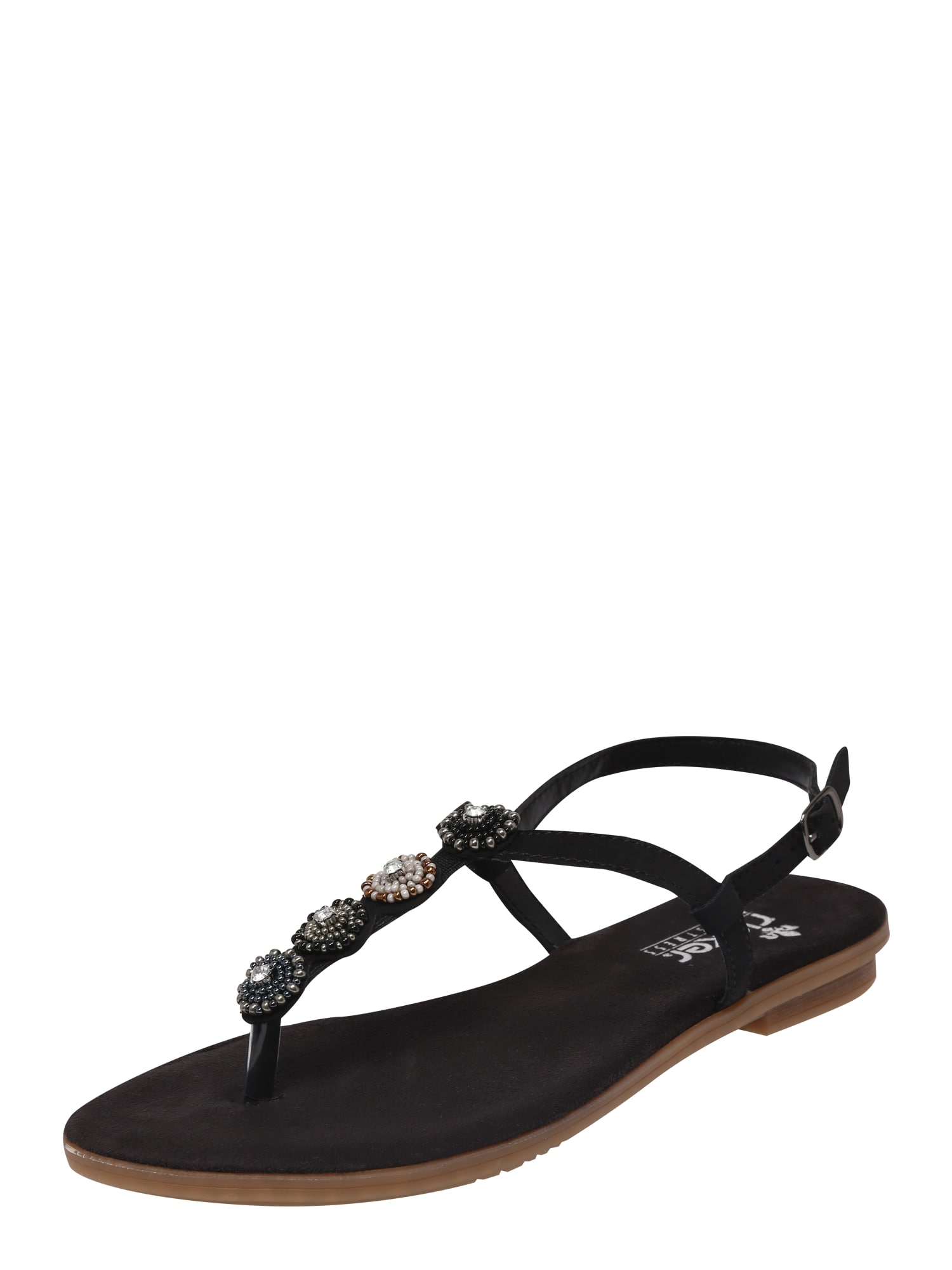 RIEKER Sandale  negru