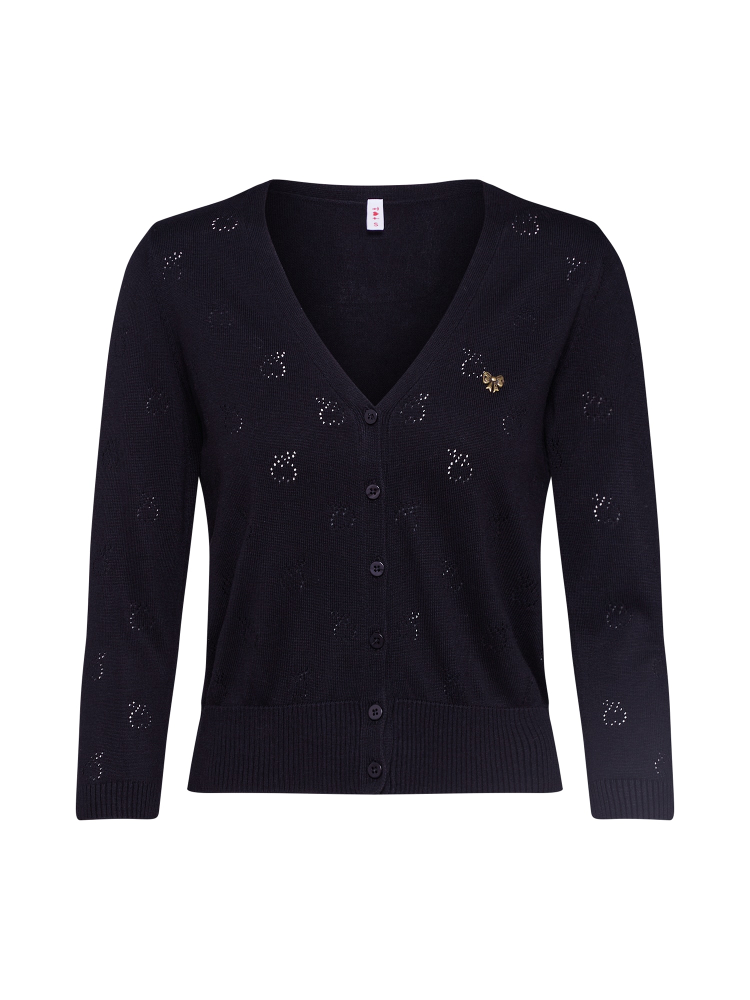 Blutsgeschwister Geacă tricotată 'Sweet petite cardy' negru