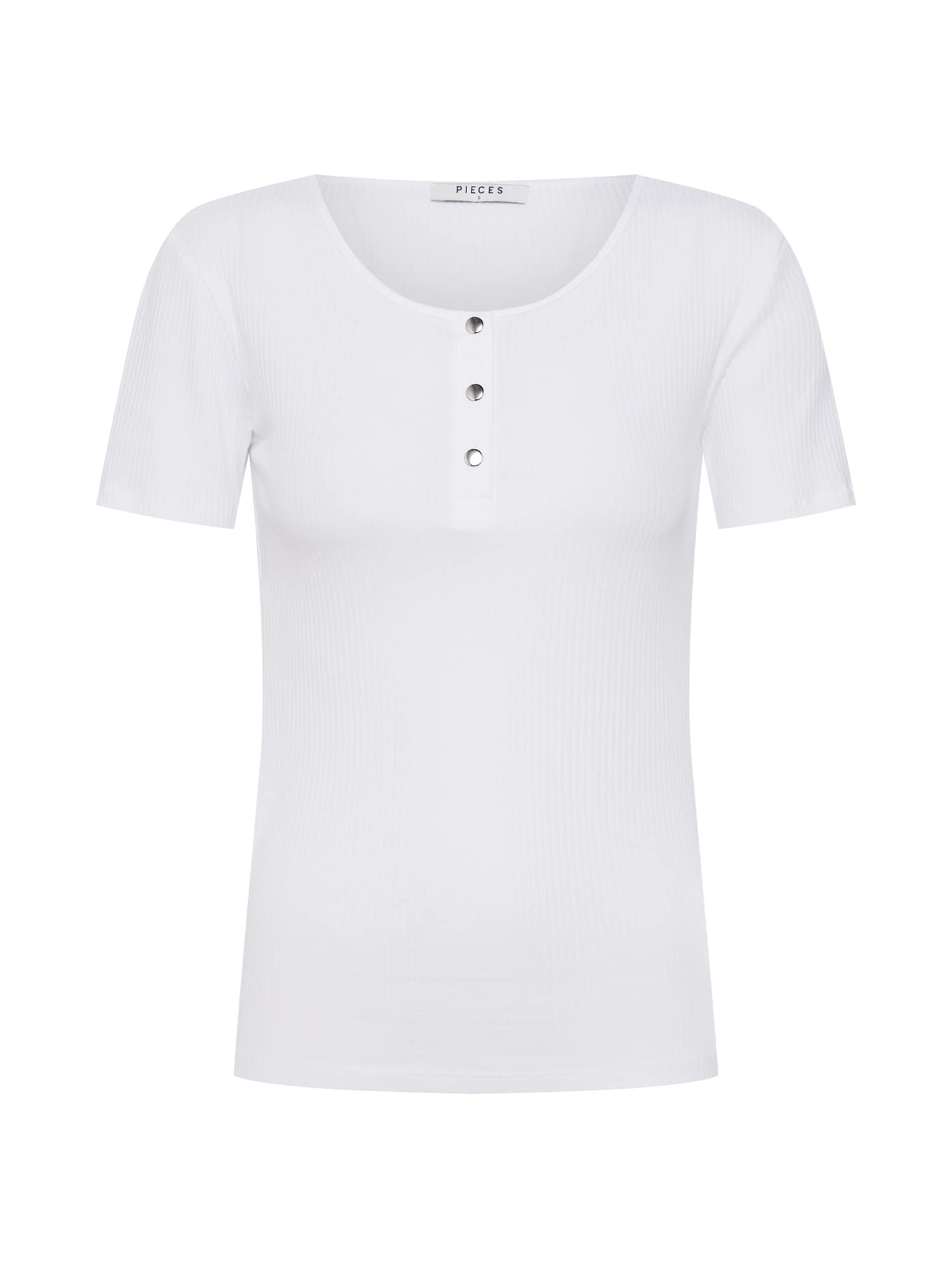 PIECES Tricou alb