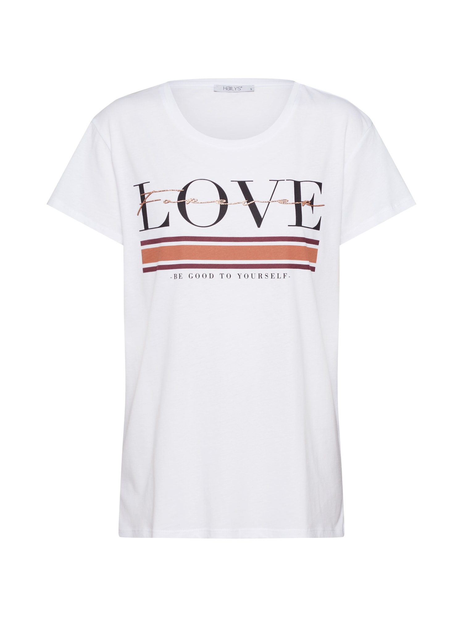 Hailys Tricou 'SS C TP Naddy'  alb