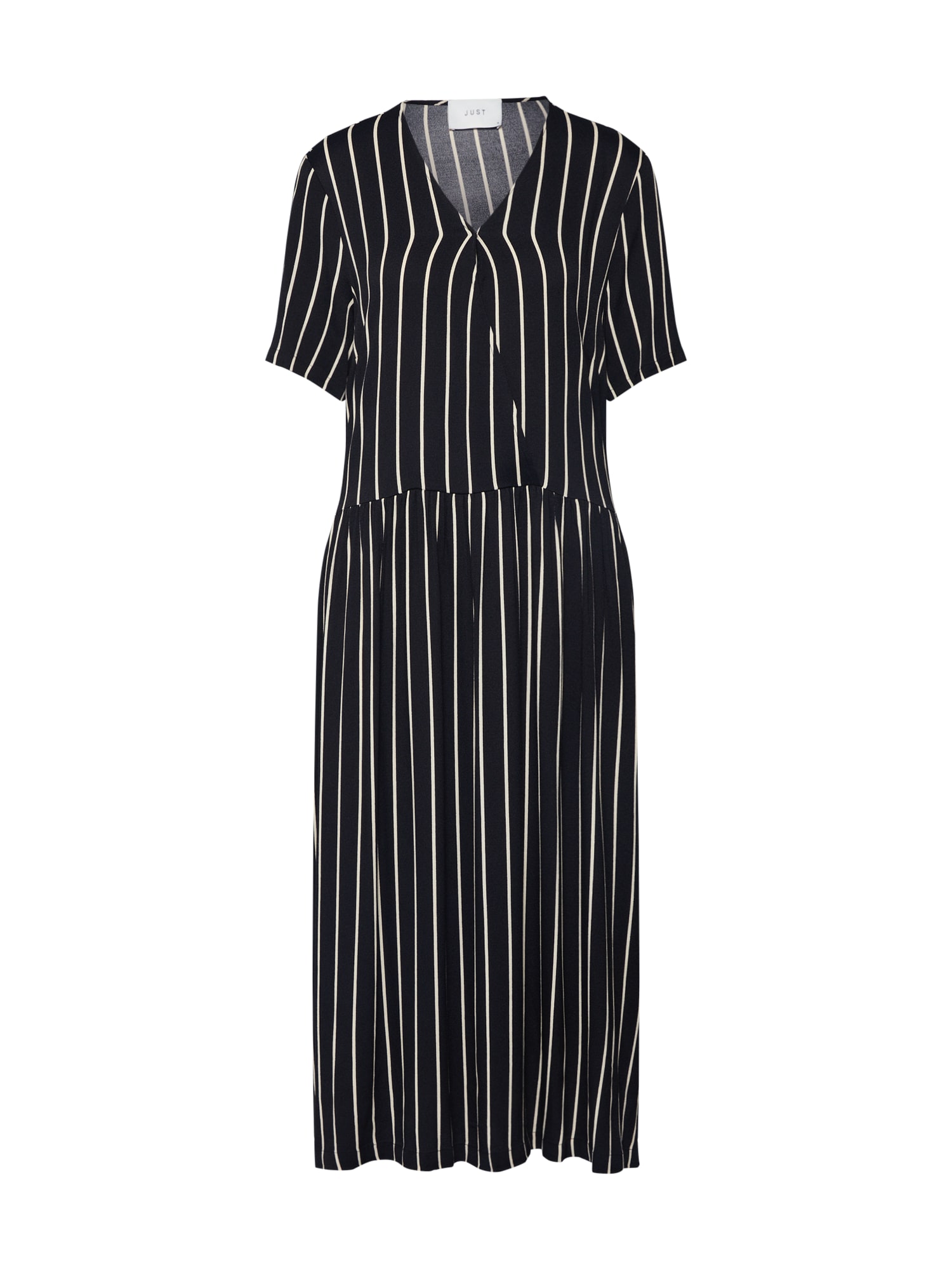 JUST FEMALE Rochie 'Anna' negru / alb
