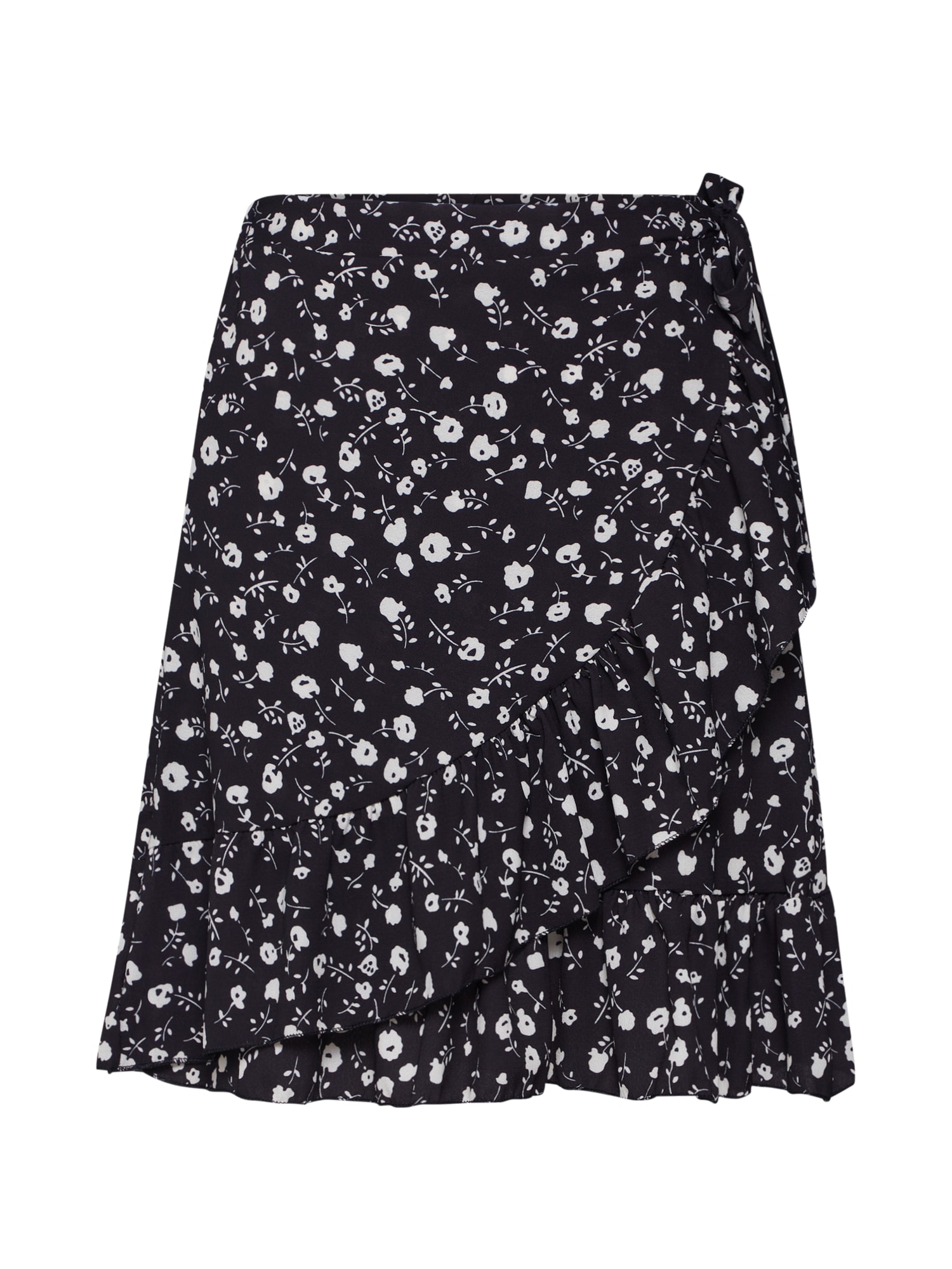 Boohoo Fustă  negru / alb