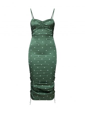 For Love & Lemons Rochie 'PAULA RUCHED DRESS'  verde