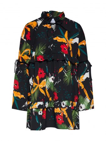 MICHALSKY FOR ABOUT YOU Rochie tip bluză 'Malena'  negru