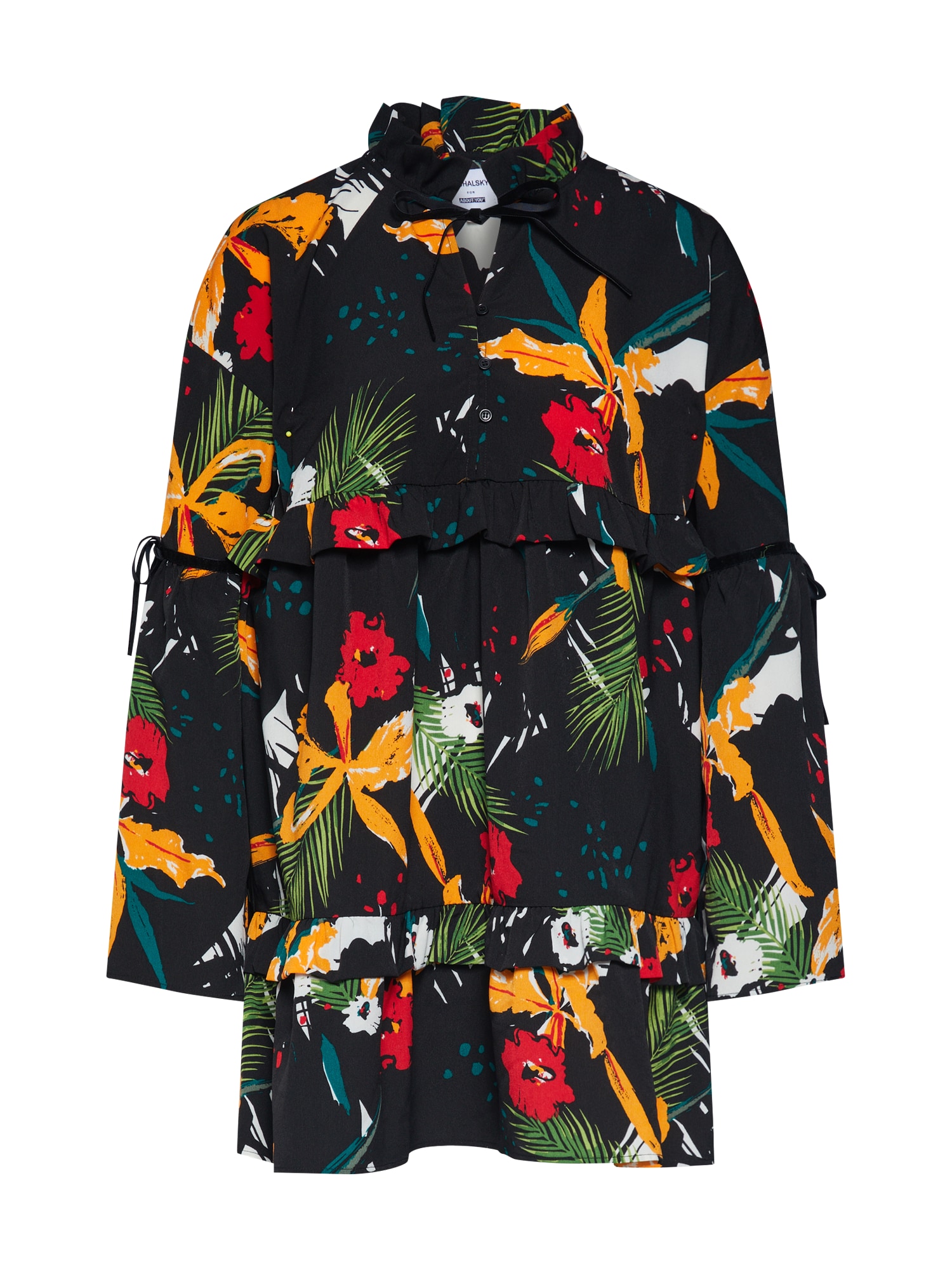 MICHALSKY FOR ABOUT YOU Rochie tip bluză 'Malena'  negru