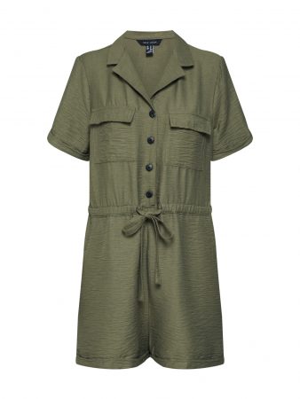 NEW LOOK Salopeta 'COLLAR REVERE DRAWSTRING'  kaki