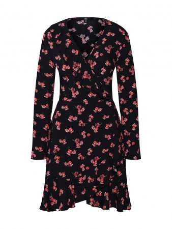 Missguided Rochie  roz / negru / alb