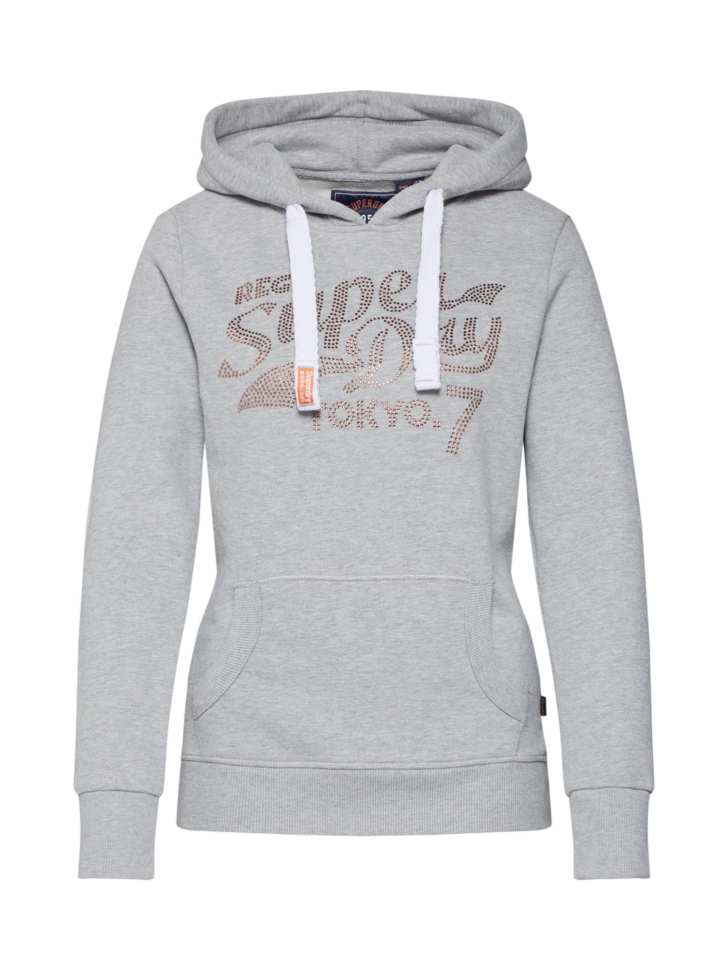 Superdry Bluză de molton  auriu / gri amestecat