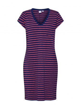 GAP Rochie 'SH V-SS VNK PKT'  albastru / roșu