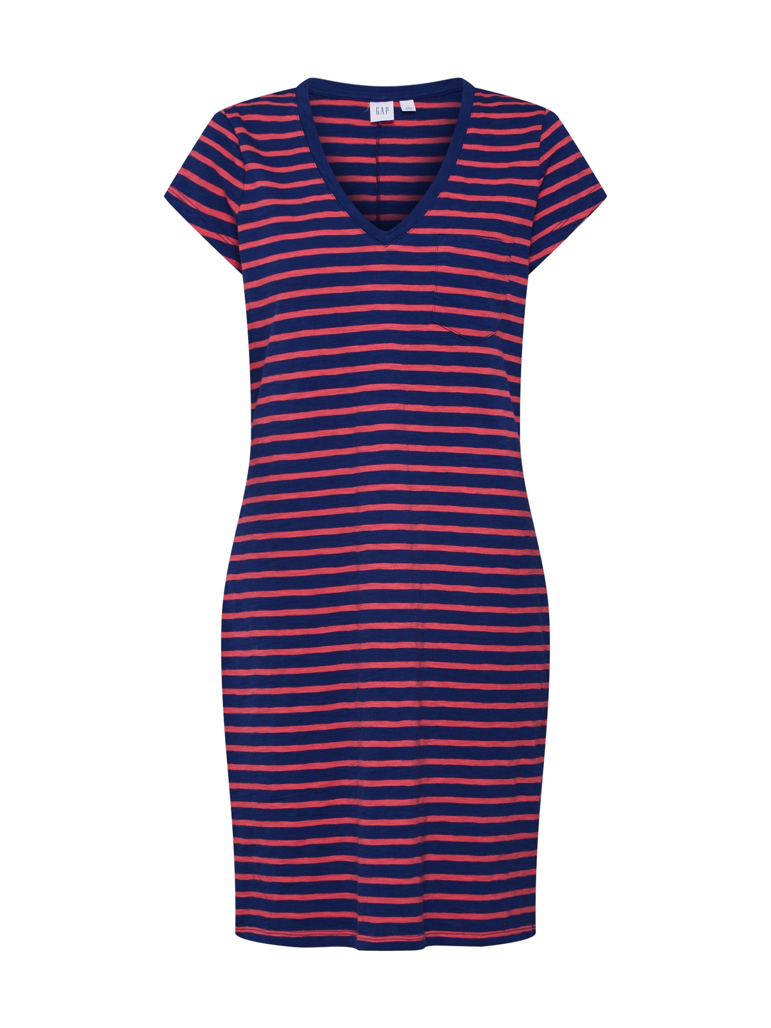 GAP Rochie 'SH V-SS VNK PKT'  albastru / roșu