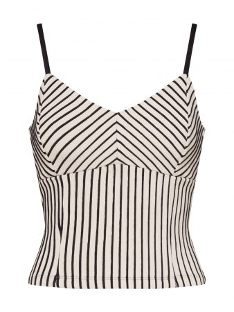 EDITED Top 'Dannie'  bej / negru