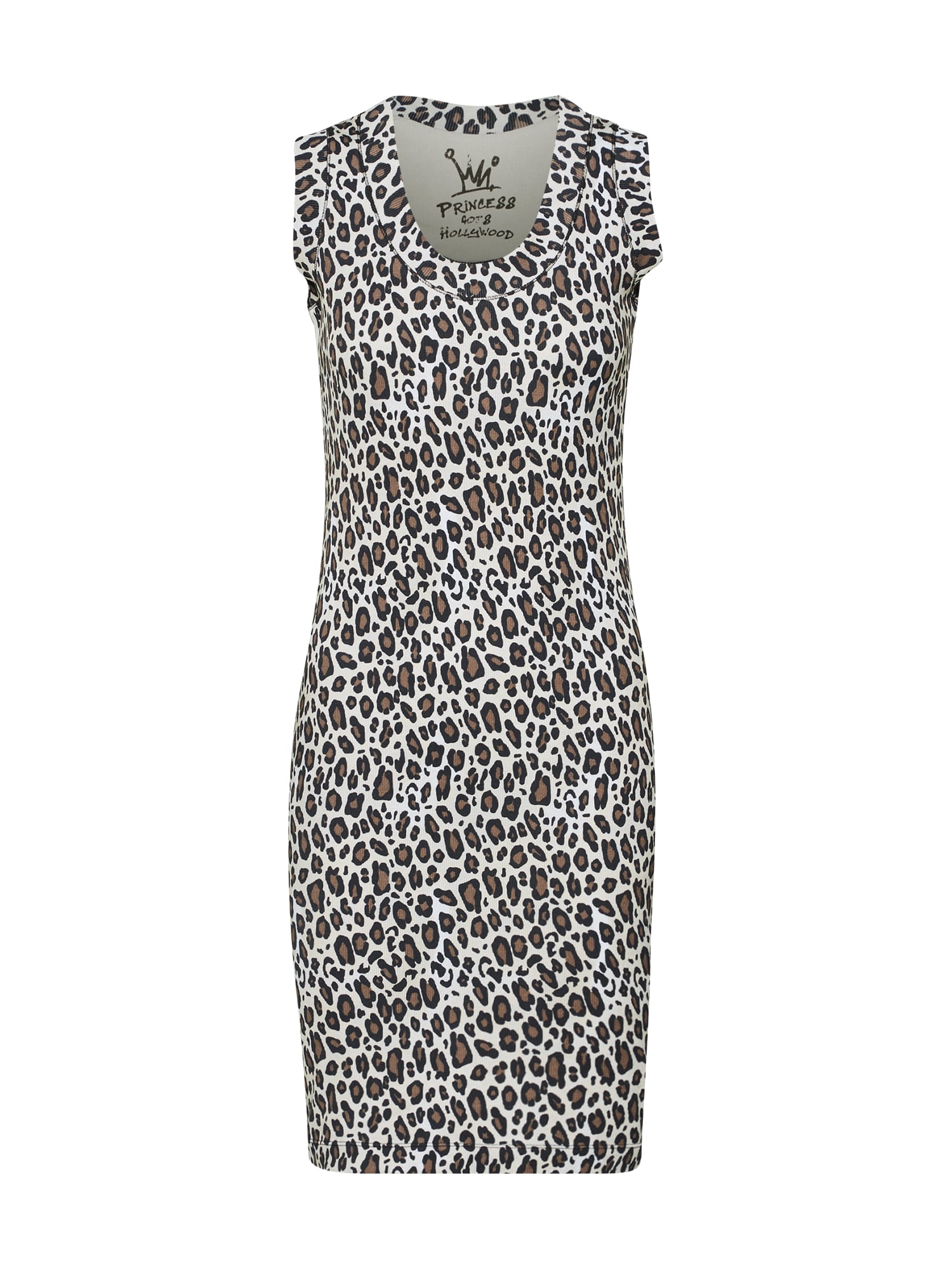 PRINCESS GOES HOLLYWOOD Rochie 'Fitted rib allover sleevekess'  bej