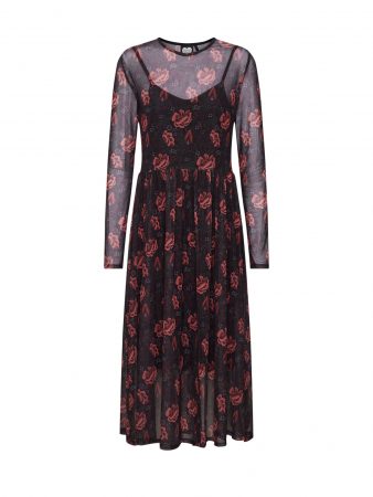CATWALK JUNKIE Rochie de cocktail 'VICTORY'  roșu ruginiu / negru