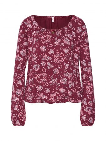 Blutsgeschwister Tricou 'magic wonderland shirt'  bordeaux