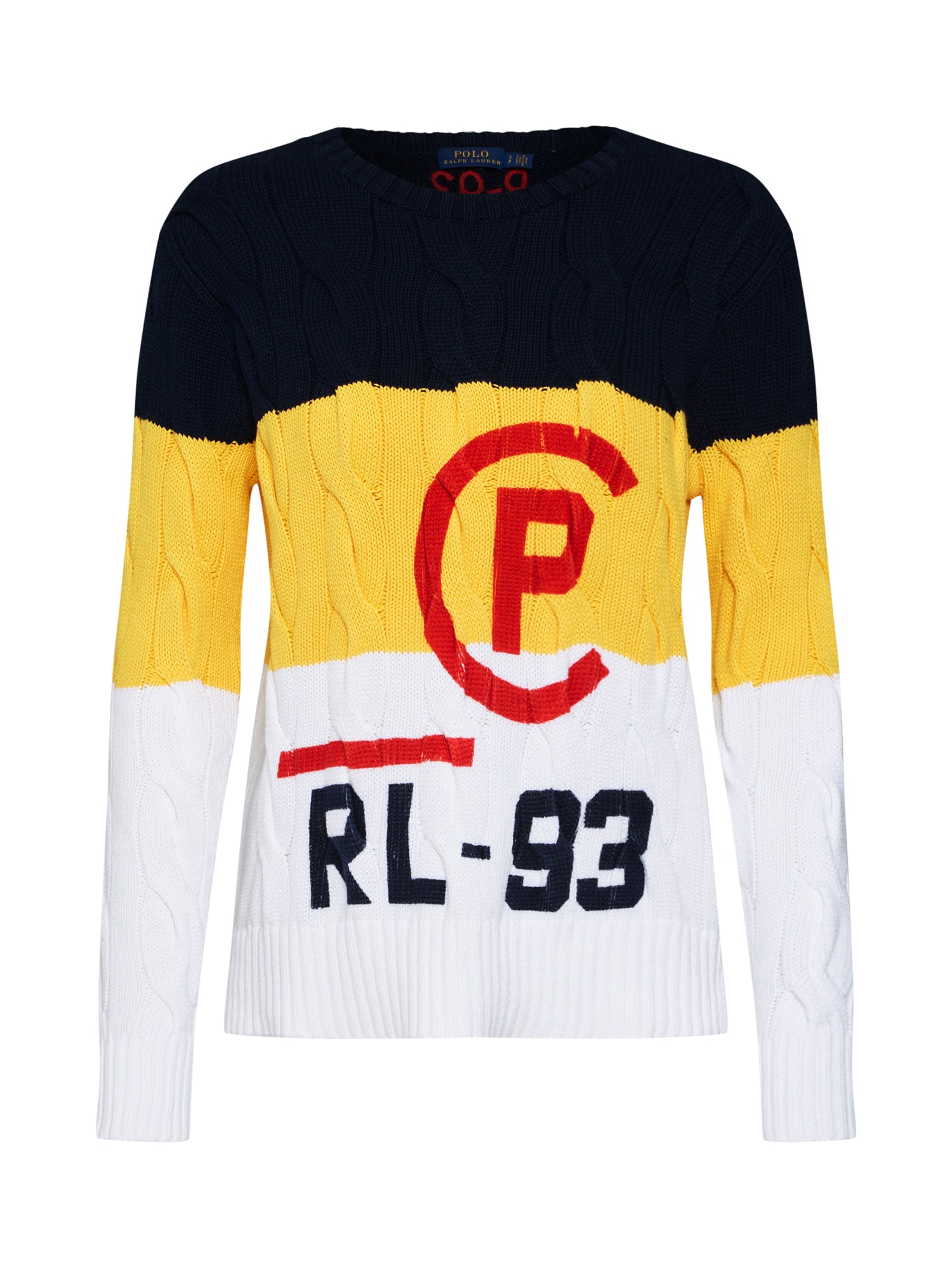 POLO RALPH LAUREN Pulover navy / galben / roșu / alb