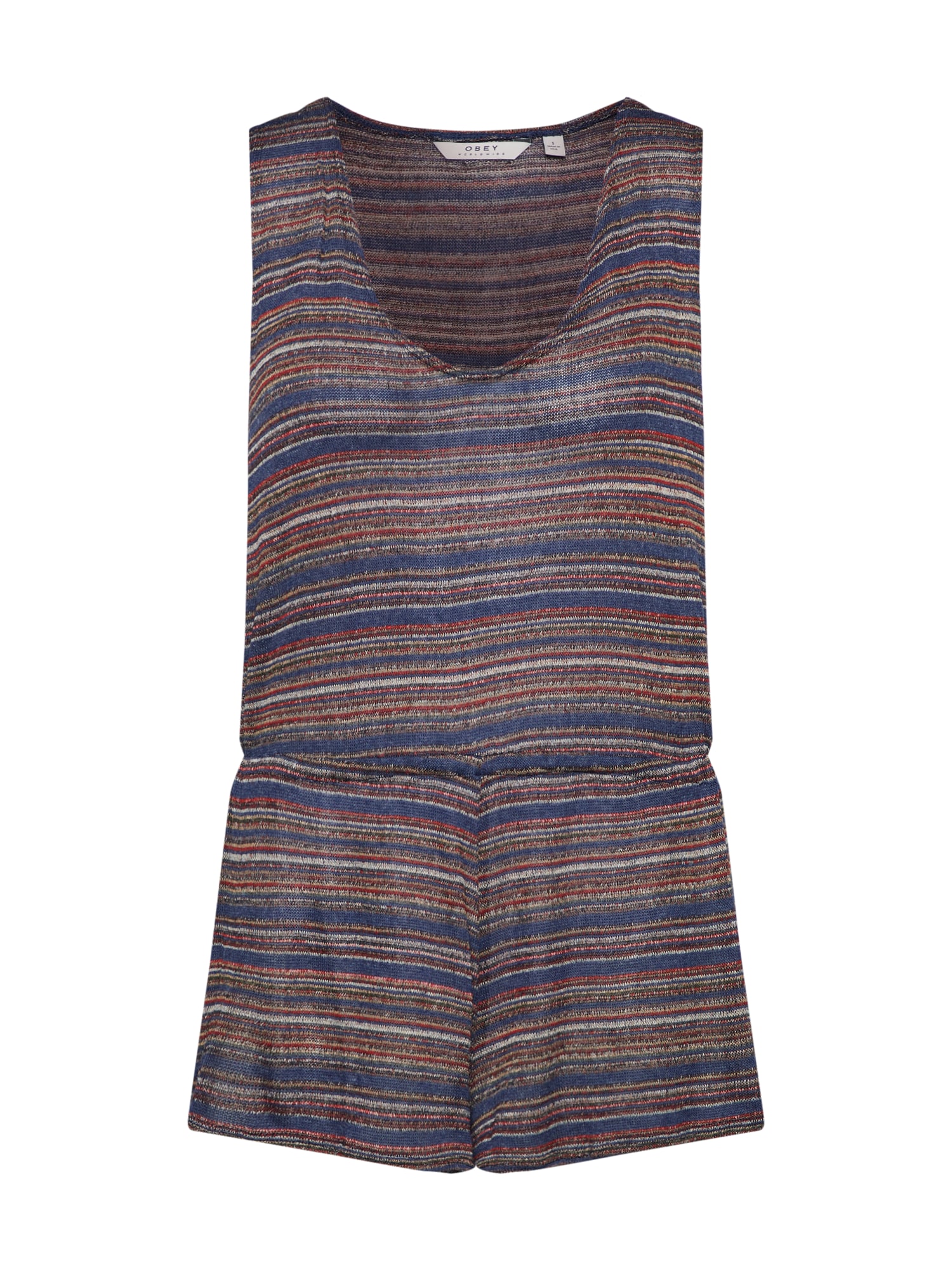 Obey Salopeta  navy / culori mixte