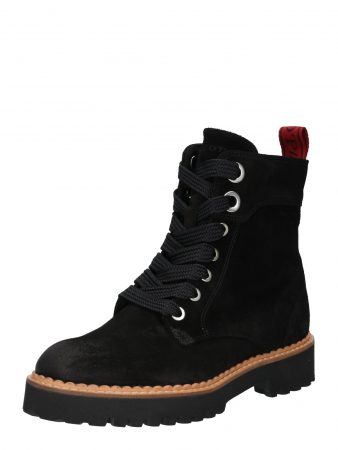 Marc O'Polo Ghete cu șireturi 'LACE FLATHEEL BOOTIE'  negru