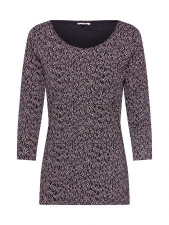 ESPRIT Tricou 'AOP Co/Ela'  negru
