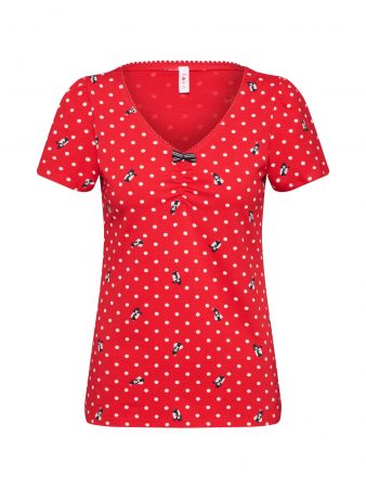 Blutsgeschwister Tricou 'kimonadette tee'  roșu