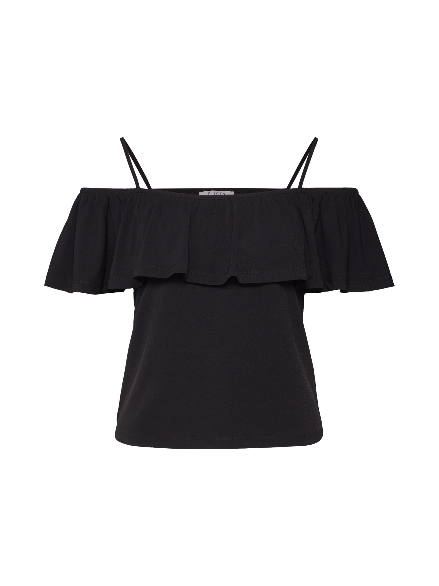 PIECES Tricou 'CLIA'  negru