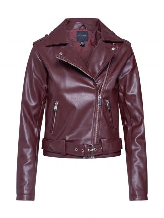 NEW LOOK Geacă de primăvară-toamnă 'FAITH BELTED BIKER'  burgund