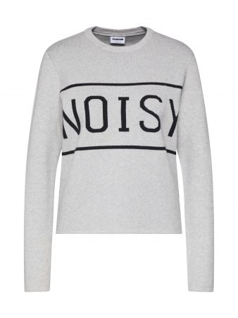 Noisy May Pulover 'NOISY'  gri deschis / negru